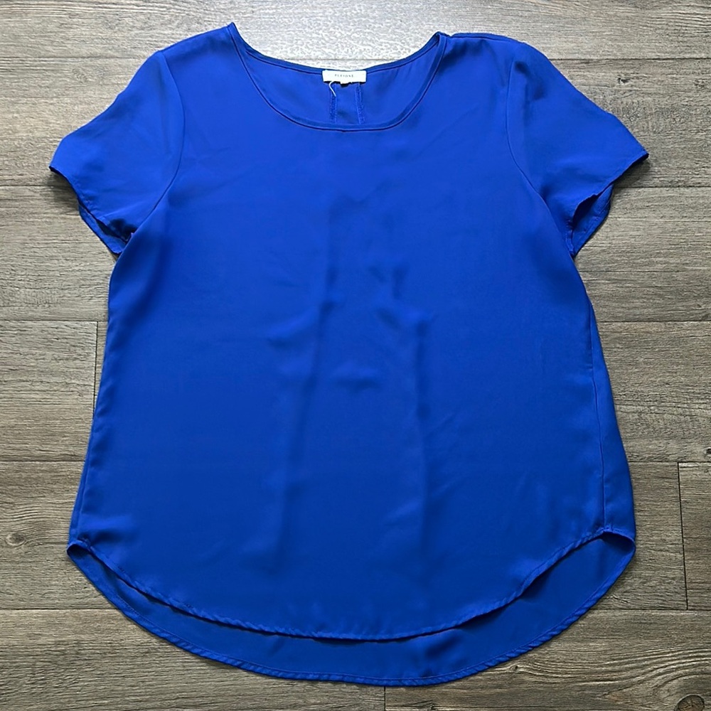 Pleione Royal Blue Women's Blouse